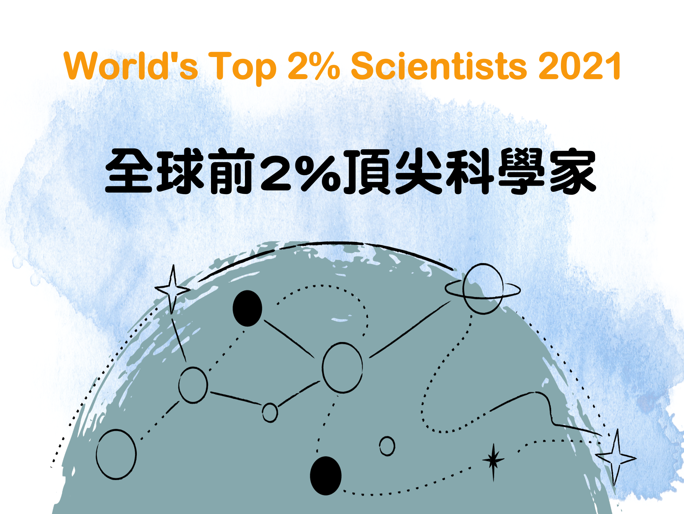 78.【國際影響】2021年「全球前2%頂尖科學家」，本校共9位教授入榜！
